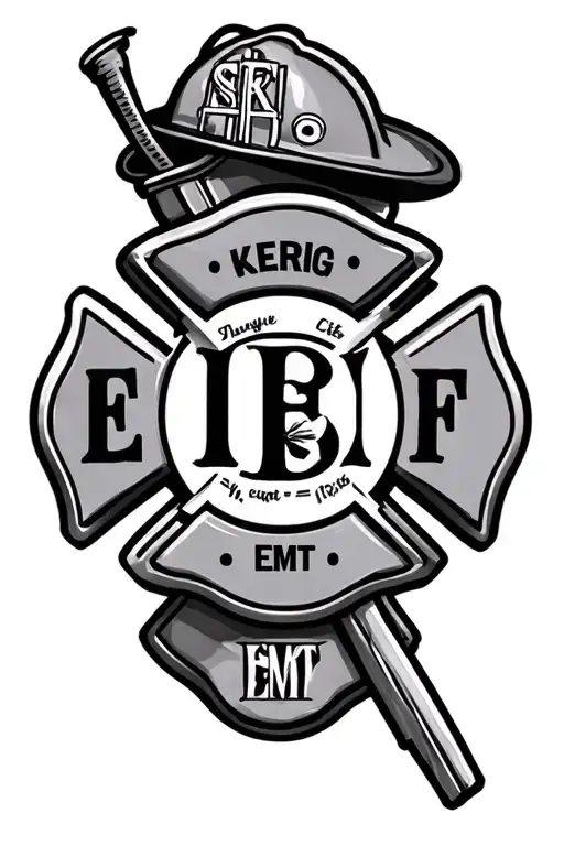 Firefighter Emt Logo