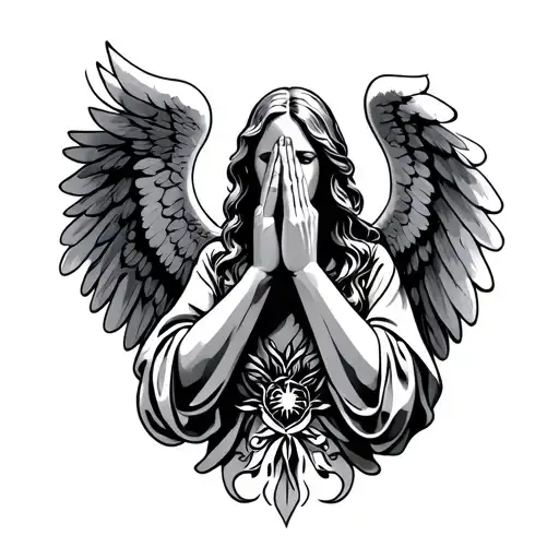 Praying Hands Angel