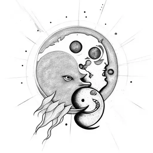 Sun And Moon For Different