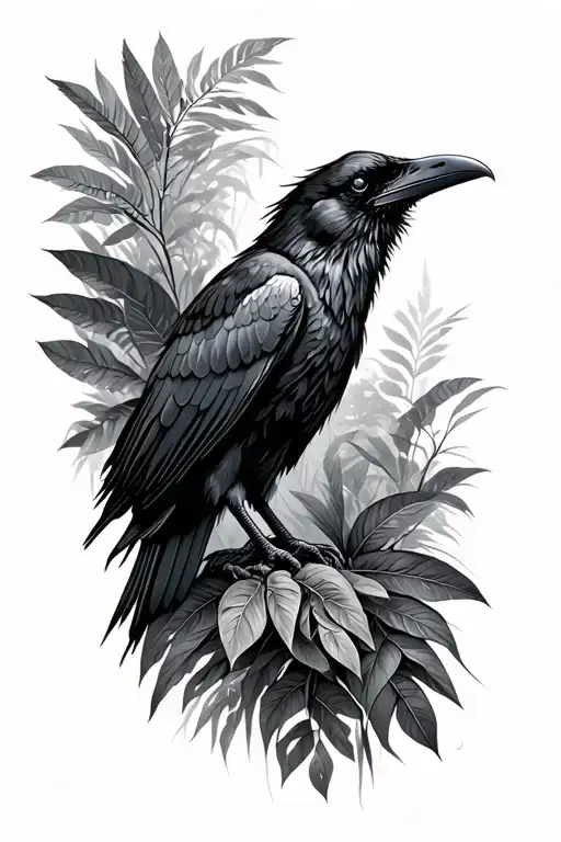 Raven In The Rainforest Sleeve