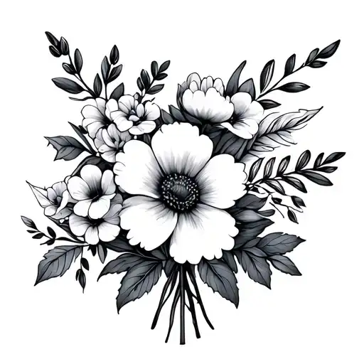 March And May Birth Flower Bouquet