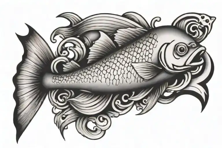 First Name Tim With Fish