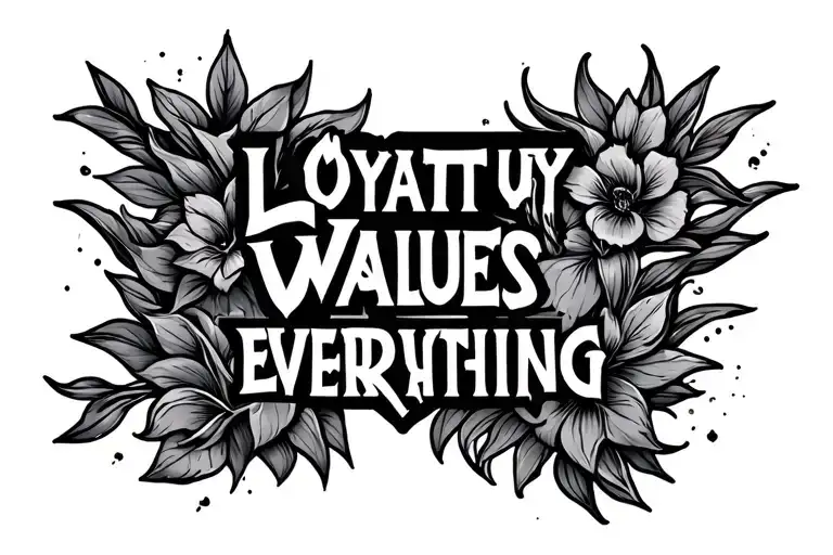 Loyalty Out Values Everything