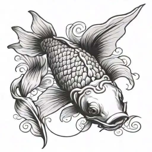Koi Fish Transforming