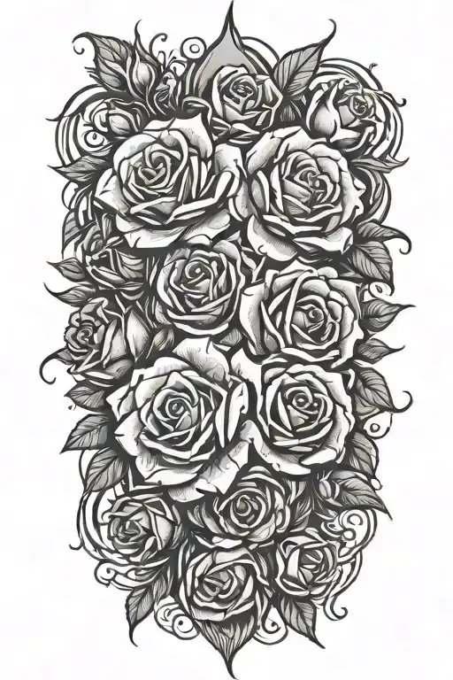 Roses Tribal Inspired
