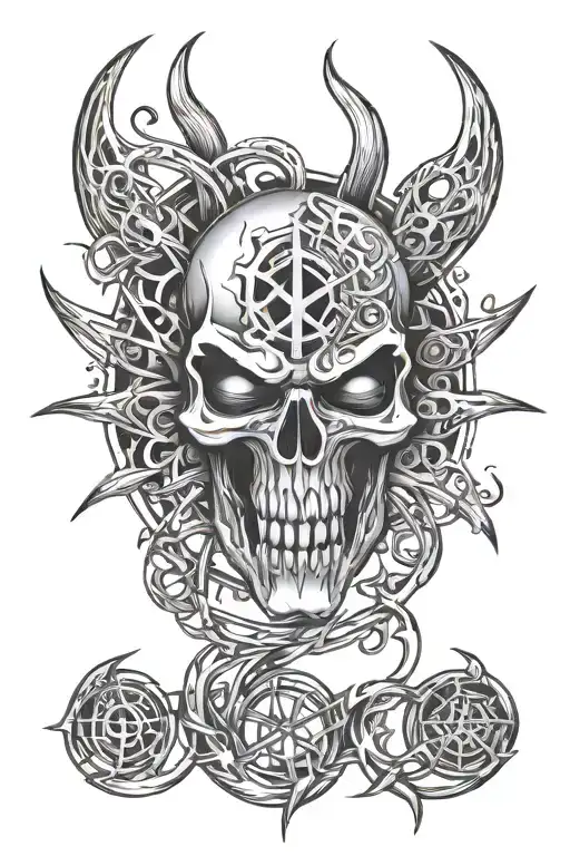 Dark Scary Cyber Sigilism