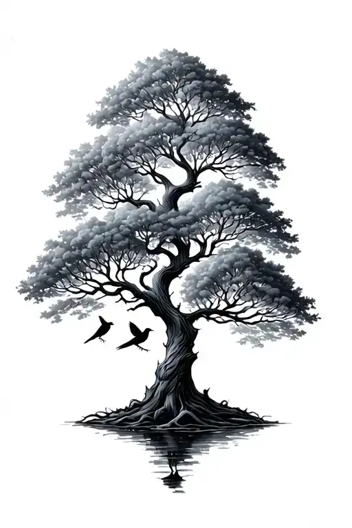 Eternity Tree With Birds