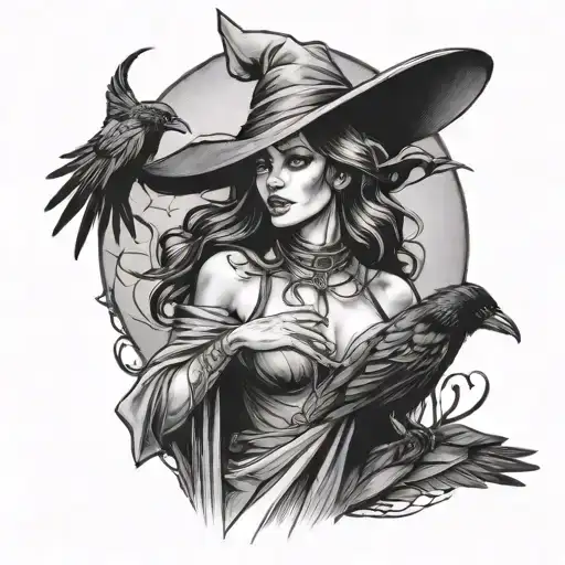 Witch And Raven