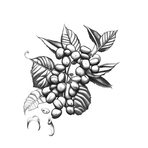 Coffee Plant With Coffee