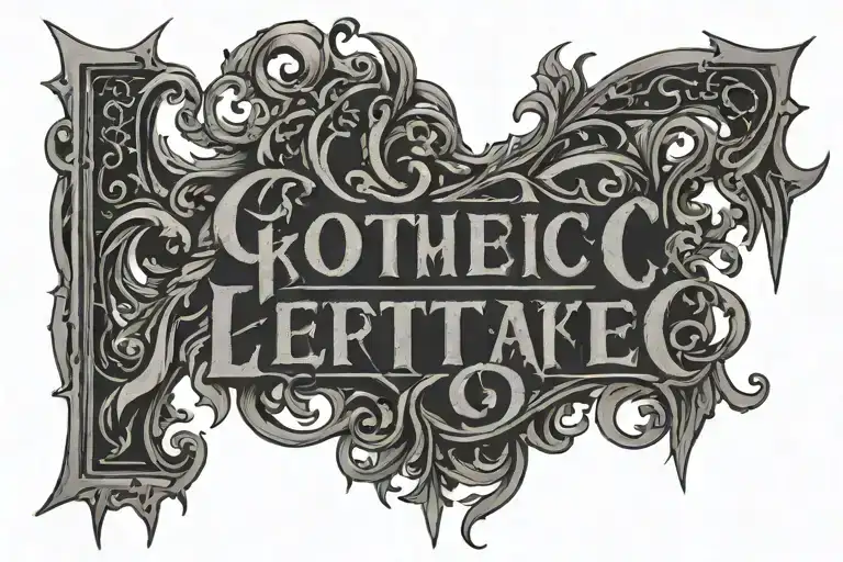 Gothic Lettering