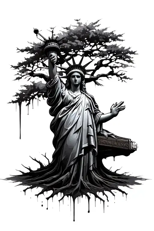 Tree Of Liberty With Bloodshed