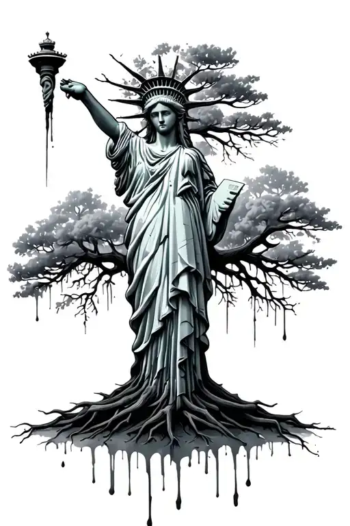 Tree Of Liberty With Bloodshed