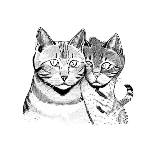 A Comic Book Style Illustration Of Your Cat And Girlfriend On An Adventure In A Lush Forest