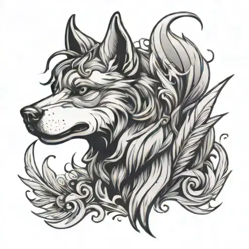 Quill Dog Anime Character