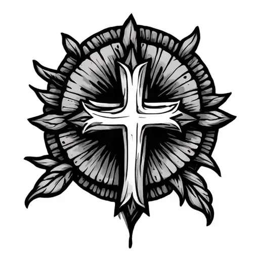 Faith Tattoo With Cross