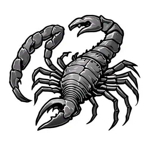 Scorpio Military Topic With The Inscription Steam Detachment