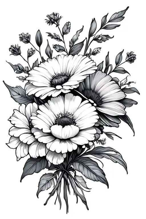 May And October Birth Flower Bouquet