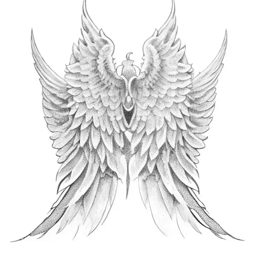 Name With Wings And Roman Numerals Arm Sleeve