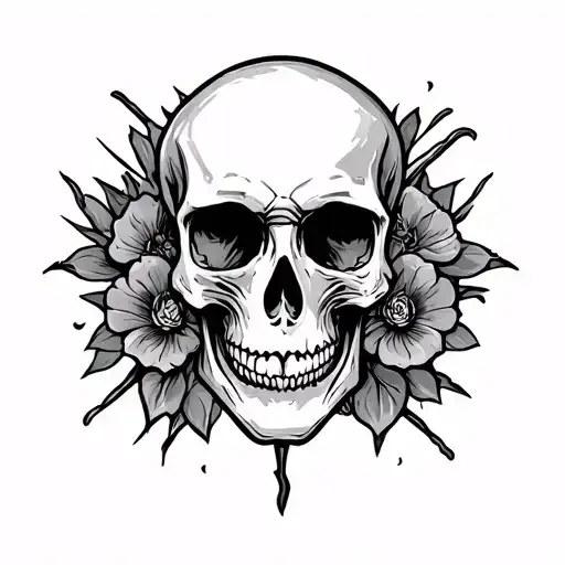 Old School Skull