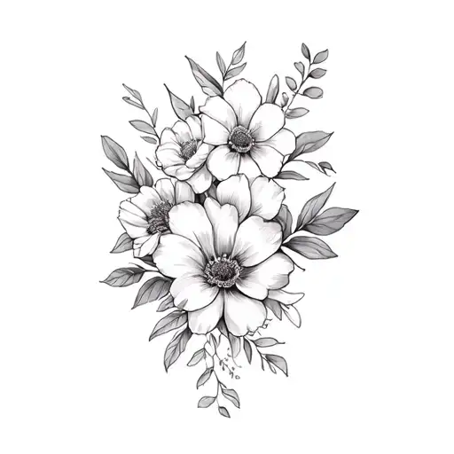 Coverup Floral November And Februarybirth Flowers