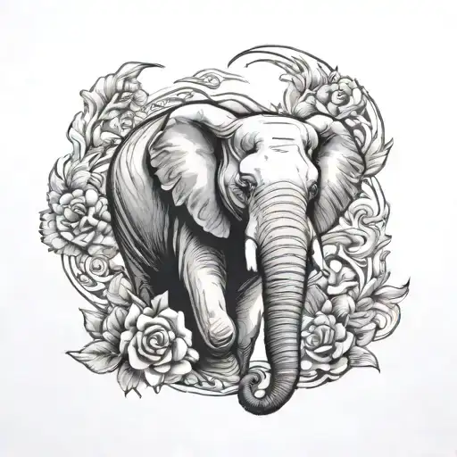 Tattoo For My Friend Who Died His Name Is Liam And He Liked Elephants