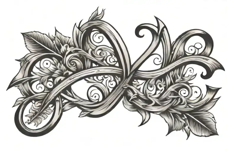 Infinity Arrow Initials Incorporated