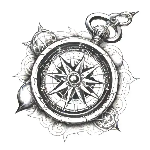 Compass And Armillar Sphere