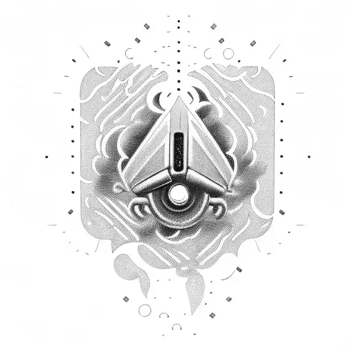 A Vintage Car Engulfed In Mystical Smoke And Surrounded By Phrases In A Psychedelic Font