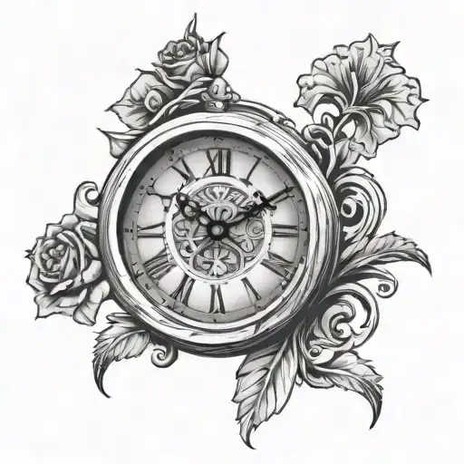 Clock Dark Gothic
