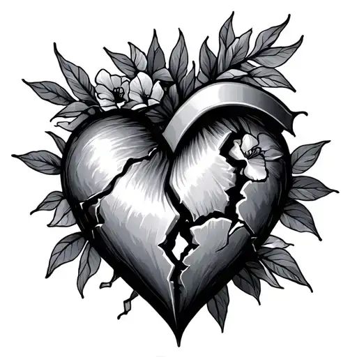 Broken Heart Shape
