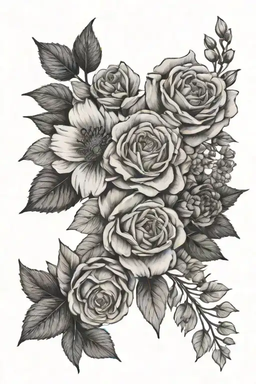 Birth Flower Bouquet