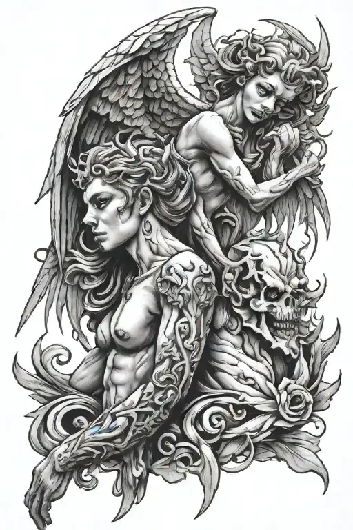 An Angel And A Demon