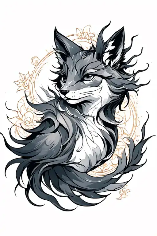 Aquarius With Flashing And Zen Kitsune