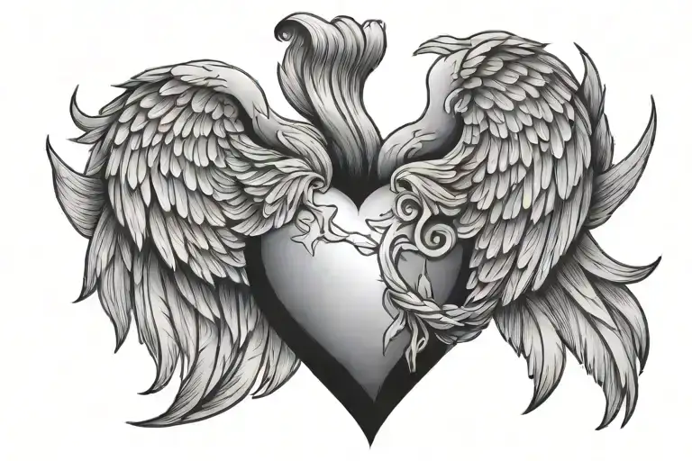 Heart With Wing Attached