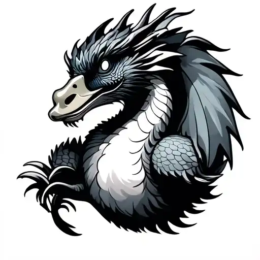 Dragon Protect Duck Wearing