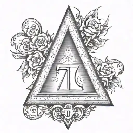 Number 17 In Roman Numerals With The Triangle Of Fraternity