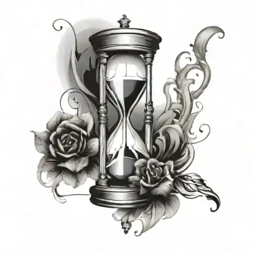 Metallic Simple Hourglass