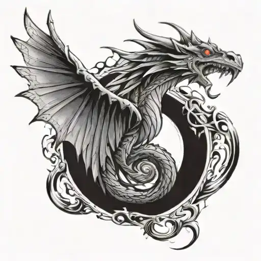 Dragon Wings And A Halo