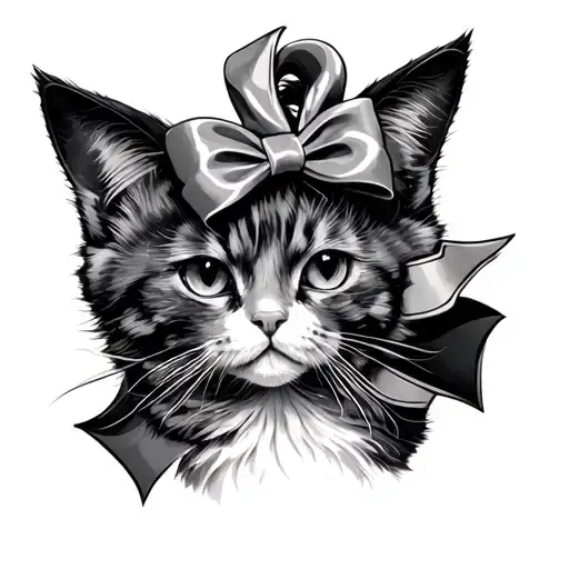Bow With Cat Ears