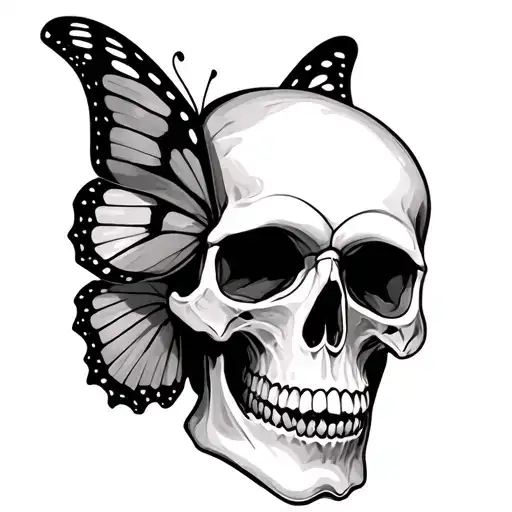 Skull Butterlfy Morph