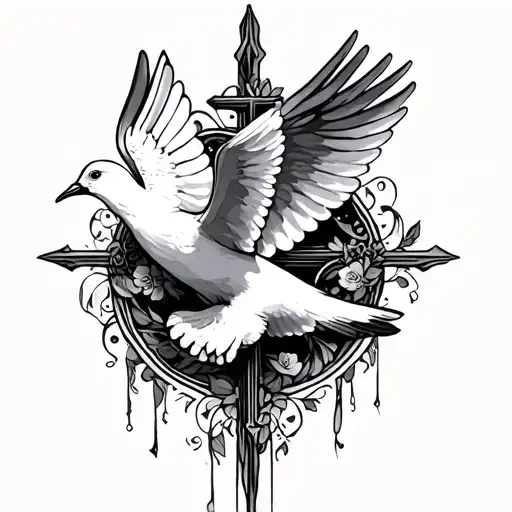 Cross And Dove