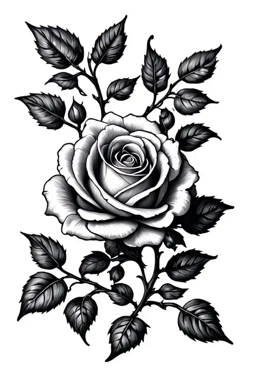 Rose Flower Growing Same Branch