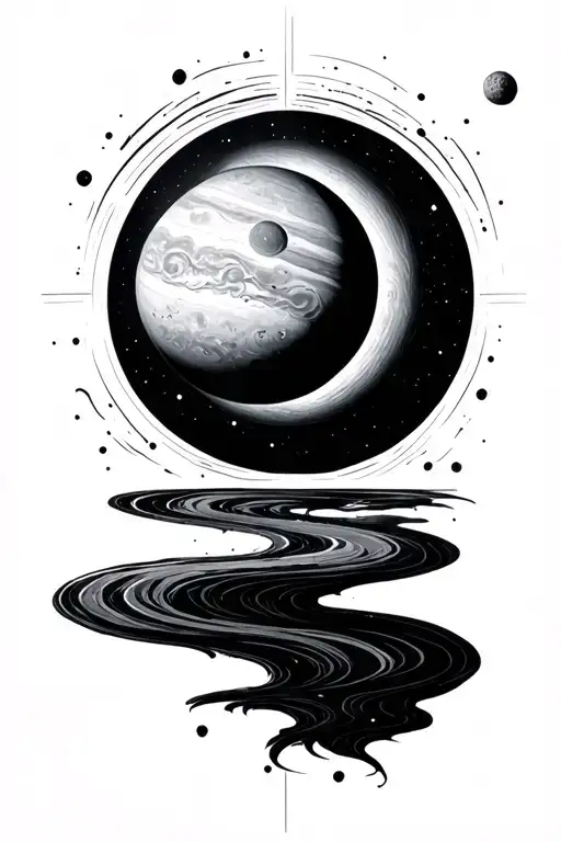 Jupiter Moon Black Hole