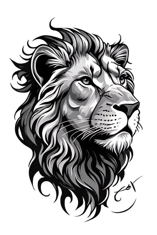 Leo Tattoo Design Inspired