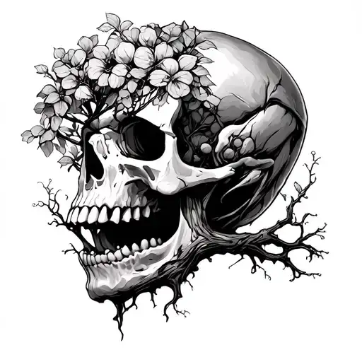 Skull Eating Tree Of Life