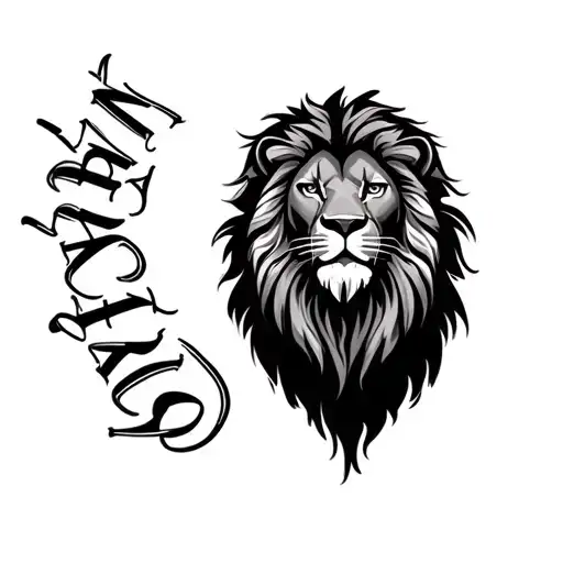 Lion With Travis Name