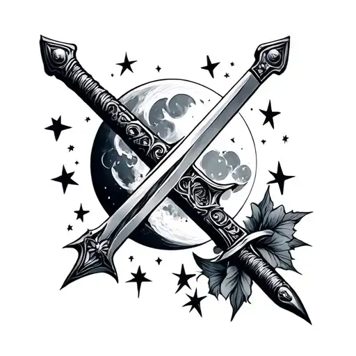 Moon Stars Sword