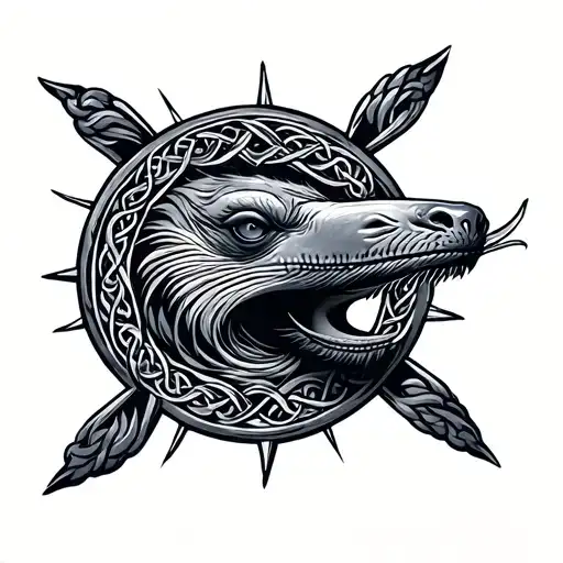 Celtic Seal Diving Head First