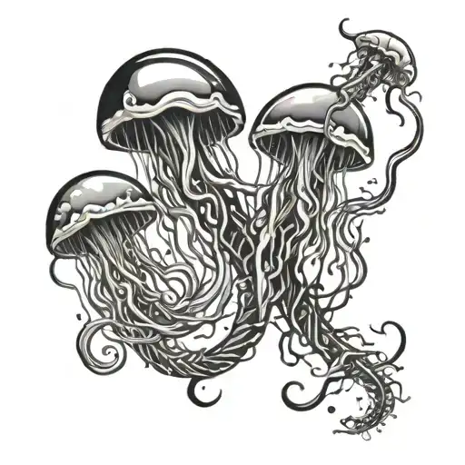 Water And Jelly Fish