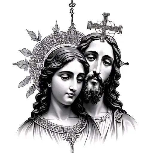 Mother Grandmother And Jesus Christ